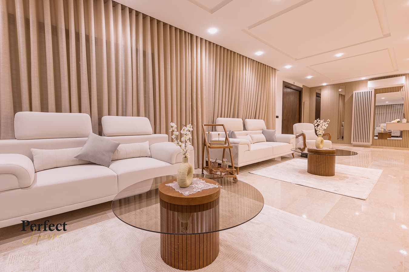 Interior atmosphere at Perfect House